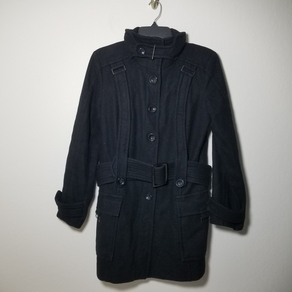 Zara Jackets & Blazers - Women's Black Belted Coat